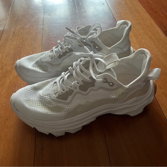 Sorel white chalk kinetic breakthru tech chunky sole sneaker - Picture 6 of 8